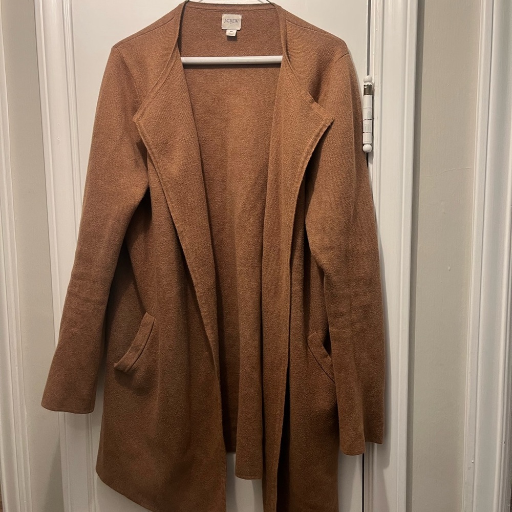 J. Crew Women's Brown Sweater Coat